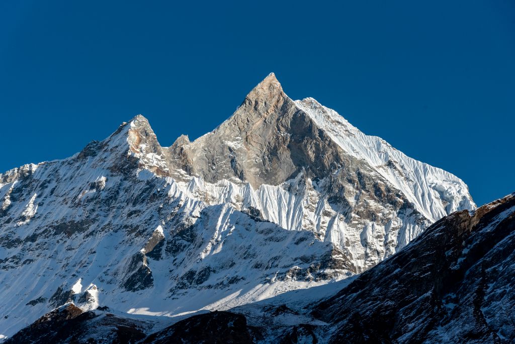 Vers l'est, le Machhapuchhare